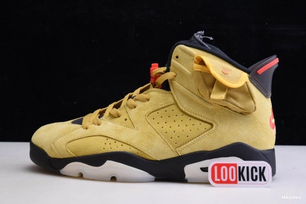 TBkick YELLOW JORDAN 6 SCOTT AIR CN1084-300 X TRAVIS 0728